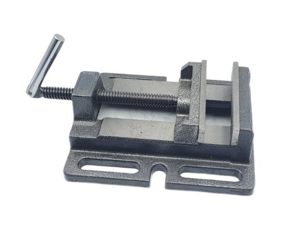 Станочные тиски TORNERI для сверлильных станков неповоротные L губок 100 мм, серия Q19A100 045776 