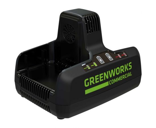 Быстрое зарядное устройство для 2-х аккумуляторов G82C2, 82V, 8А GreenWorks 2939007 