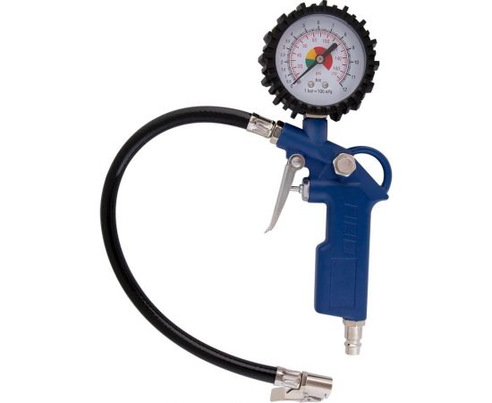 Пистолет для накачки шин с манометром KRAFT KT 707054 