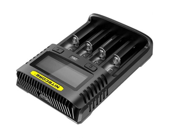 Зарядное устройство Nitecore UM4 18650/21700 на 4АКБ Intellicharge V2 Совместим с Li-ion/IMR и Ni-MH/Ni-Cd аккумуляторами с автоматическим определением 18265 – изображение 2