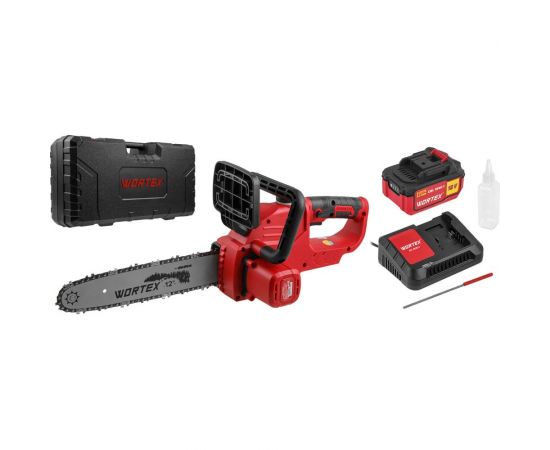 Аккумуляторная цепная пила WORTEX CEC 3018 ALL1 бесщеточный двигатель 0333224 – изображение 2