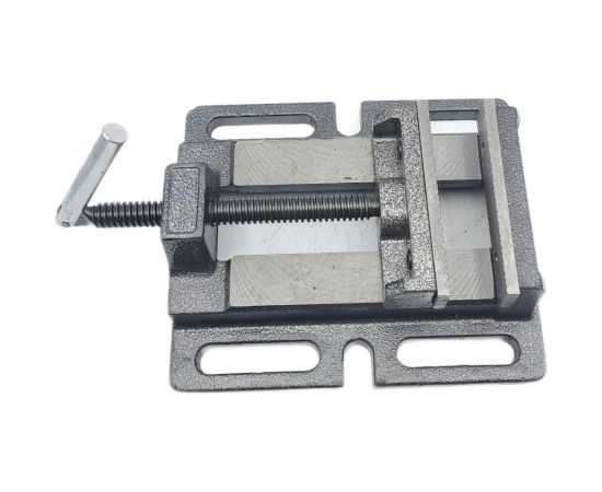 Станочные тиски TORNERI для сверлильных станков неповоротные L губок 100 мм, серия Q19A100 045776 – изображение 2