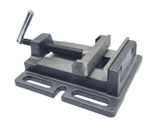 Станочные тиски TORNERI для сверлильных станков неповоротные L губок 100 мм, серия Q19A100 045776 – изображение 3