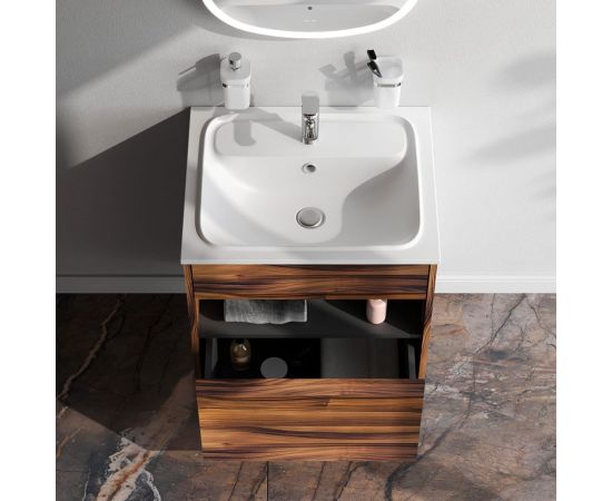 База с нишей AM.PM Func 1 ящик (pull-out), 60 см, цвет дерево текстурир-ое M8FFUX0601OF – изображение 3