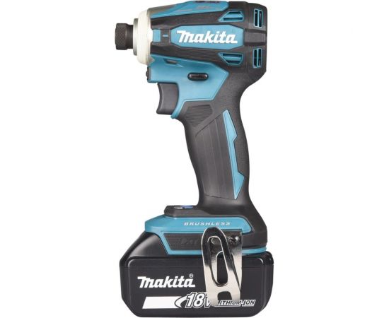 Аккумуляторный ударный бесщеточный шуруповерт Makita Т-Режим, 1/4"", 180Нм, М5-М16, кейс, 2x5Ач DTD172RTJ – изображение 3