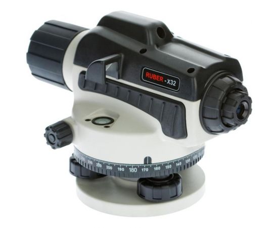 Комплект ADA: нивелир Ruber 32 + рейка STAFF 3 + штатив на клипсах Light А00121_К1 – изображение 4