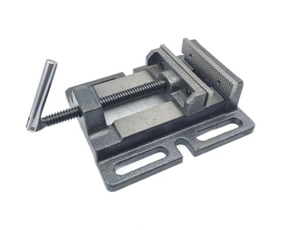 Станочные тиски TORNERI для сверлильных станков неповоротные L губок 100 мм, серия Q19A100 045776 – изображение 4