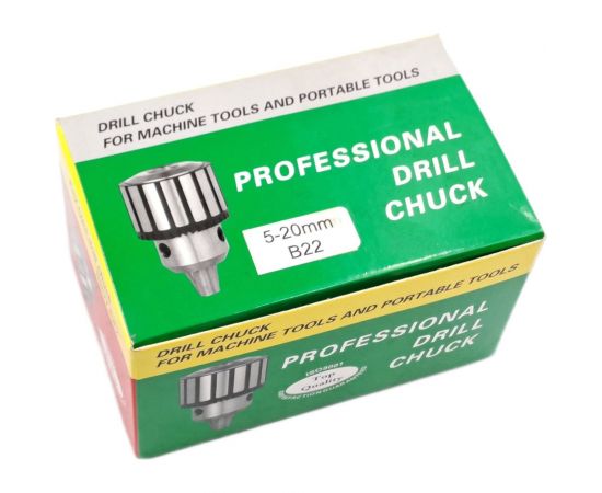 Патрон сверлильный ПС 20 5-20 мм, В22, с ключом, исп. R-01 кл.1 TORNERI 041893 – изображение 4