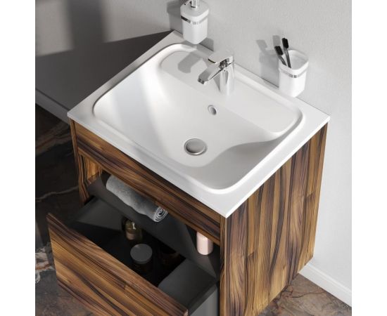 База с нишей AM.PM Func 1 ящик (pull-out), 60 см, цвет дерево текстурир-ое M8FFUX0601OF – изображение 4