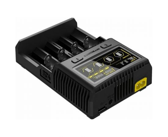 Зарядное устройство Nitecore SC4 18650/16340 на 4АКБ Intellicharge V2 Совместим с Li-ion и Ni-MH/Ni-Cd аккумуляторами с автоматическим определением 16652 – изображение 4