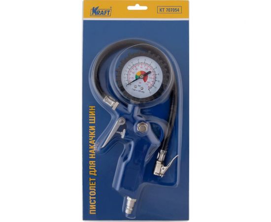 Пистолет для накачки шин с манометром KRAFT KT 707054 – изображение 5