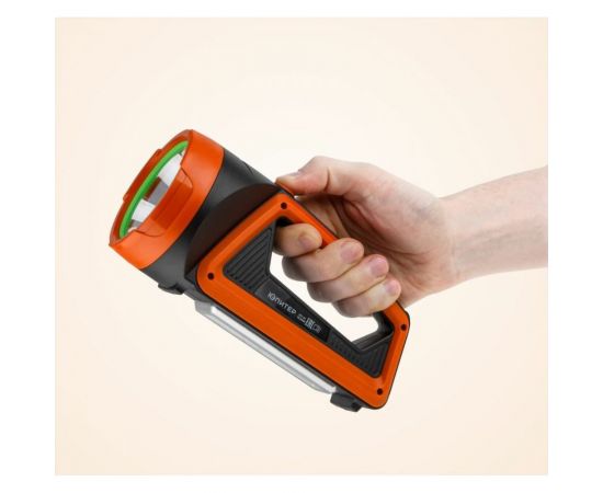 Светодиодный фонарь ЮПИТЕР аккумуляторный 5 Вт+5 Вт оранжевый JP1054 – изображение 5