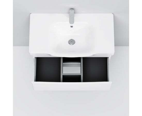 База под раковину AM.PM Like подвесная, 80 см, 2 ящика, белый M80FHX0802WG – изображение 6