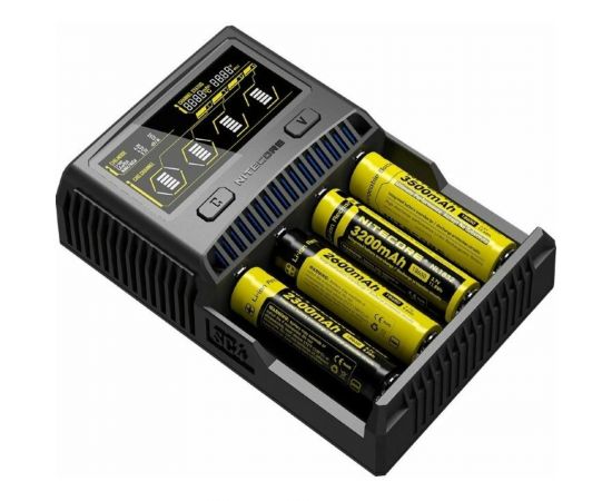 Зарядное устройство Nitecore SC4 18650/16340 на 4АКБ Intellicharge V2 Совместим с Li-ion и Ni-MH/Ni-Cd аккумуляторами с автоматическим определением 16652 – изображение 6