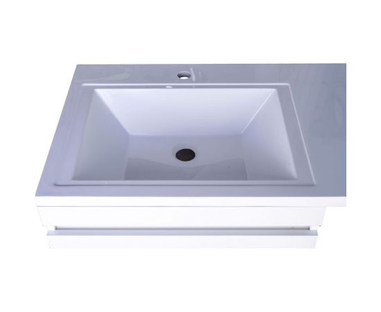 Напольная тумба Style Line "Даллас 120" (3 ящика) Люкс белая PLUS СС-00002272 – изображение 7