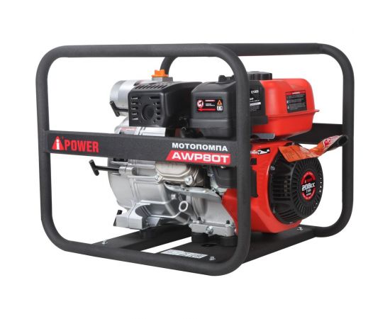 Бензиновая мотопомпа для грязной воды A-iPower AWP80Т 30231 – изображение 7