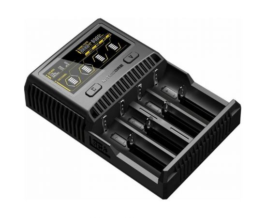 Зарядное устройство Nitecore SC4 18650/16340 на 4АКБ Intellicharge V2 Совместим с Li-ion и Ni-MH/Ni-Cd аккумуляторами с автоматическим определением 16652 – изображение 7