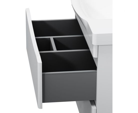 База под раковину AM.PM Like подвесная, 80 см, 2 ящика, белый M80FHX0802WG – изображение 7