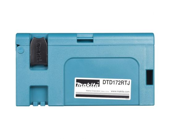 Аккумуляторный ударный бесщеточный шуруповерт Makita Т-Режим, 1/4"", 180Нм, М5-М16, кейс, 2x5Ач DTD172RTJ – изображение 7