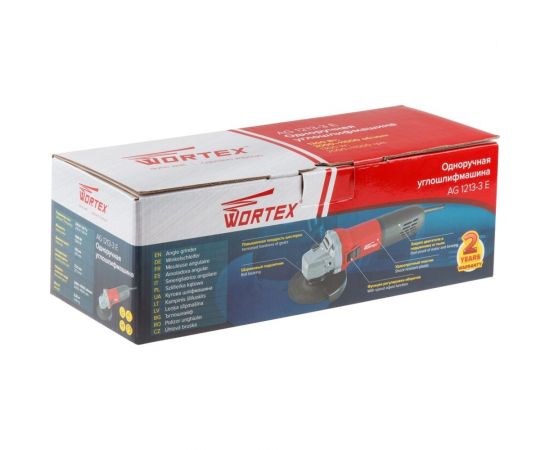 Угловая шлифмашина WORTEX AG 1213-3 E AG12133E00013 – изображение 8