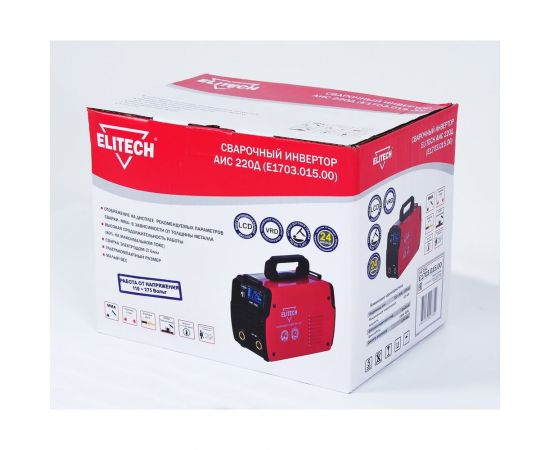 Сварочный инвертор ELITECH АИС 220Д 196358 – изображение 9