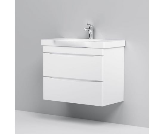 База под раковину AM.PM Like подвесная, 80 см, 2 ящика, белый M80FHX0802WG – изображение 9