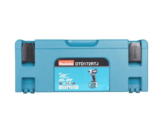 Аккумуляторный ударный бесщеточный шуруповерт Makita Т-Режим, 1/4"", 180Нм, М5-М16, кейс, 2x5Ач DTD172RTJ – изображение 9