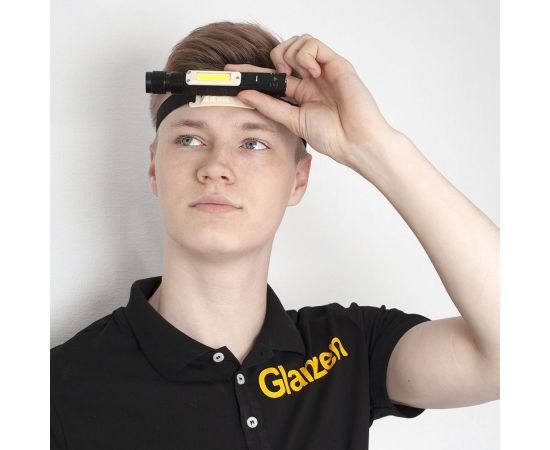 Светодиодный ручной-налобный аккумуляторный usb фонарь GLANZEN UFL-0160-05 КА-00008718 – изображение 10