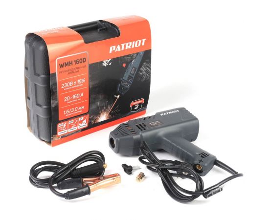 Сварочный инверторный аппарат Patriot WMH 160D MMA 605302210 – изображение 10