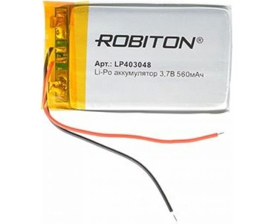 Аккумулятор ROBITON LP403048 3.7В 560мАч 15736 