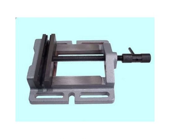 Станочные тиски для сверлильных станков CNIC Q19200 200 мм, неповоротные, ход 170 мм, паз 15x220 мм 26174 