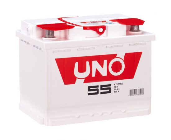 Аккумулятор UNO 6ст 55 NR, 480 А CCA, 555108010 