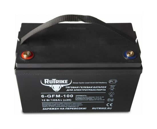 Тяговый аккумулятор Rutrike 6-GFM-100 (12V108A/H C20) 023280 