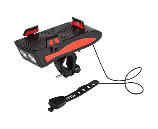 Велосипедный светодиодный фонарь ЭРА VA802 аккумуляторный powerbank сигнал держатель для телефона 5W Б0058230 