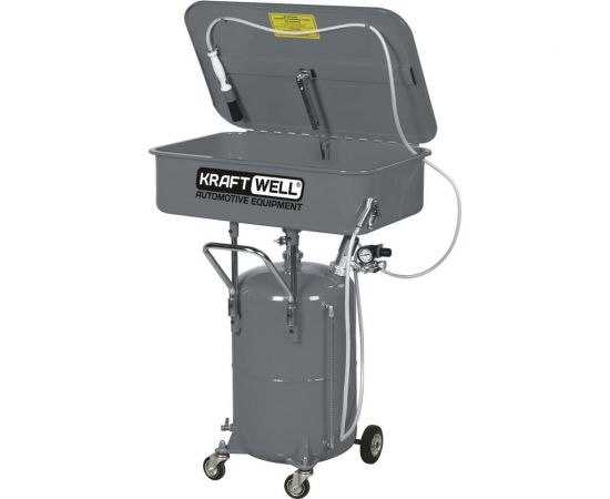 Мобильная пневматическая установка для мойки деталей KraftWell 65 л KRW1971 