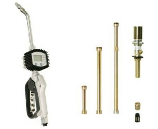 Комплект на бочку 60-220 л (насос 3:1, пистолет с электронным счетчиком и жестким наконечником) Lubeworks 1700212 