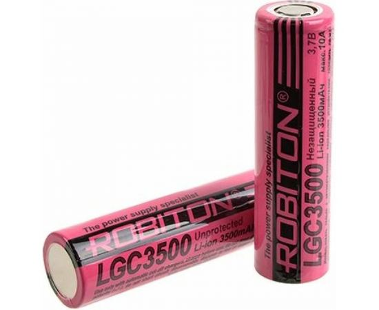 Аккумулятор Robiton LGC3500 10A LG 18650MJ1 без защиты 15703 