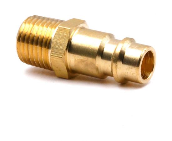 Соединение быстросъемное пневматическое HQ-PM14 «папа»-нар. резьба 1/4" (латунь) HQ-mech УТ000002472 