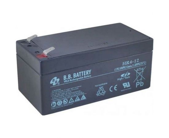 Аккумуляторная батарея 12 В, 3.6 Ач BB Battery HR 4-12 