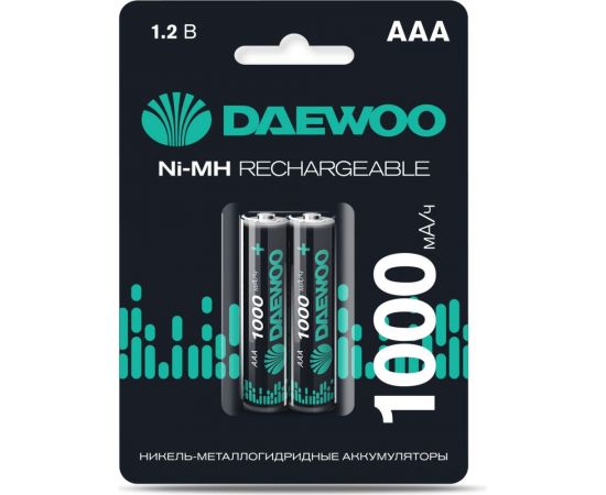 Аккумулятор DAEWOO AAA (1000mAh) Ni-MH BL-2 5043176 