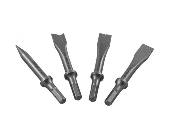 Комплект коротких зубил для пневматического молотка 4 предмета JAZ-3944H Jonnesway 47514 