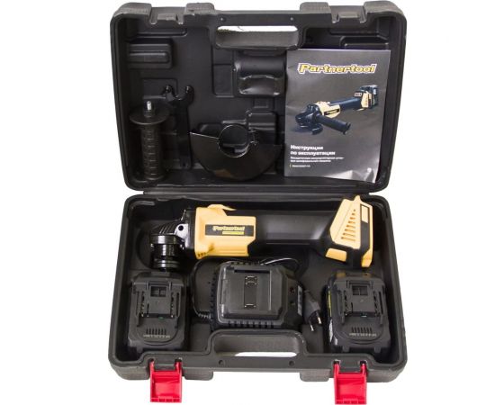 Бесщеточная аккумуляторная угловая шлифовальная машина PARTNERTOOL PBAG125SET-20 