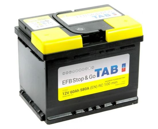 Аккумуляторная батарея TAB EFB Stop & Go 6СТ-60.0 212060 