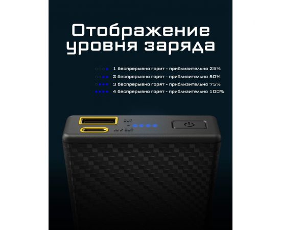 Внешний аккумулятор Nitecore CARBO NB20000 Power Bank 22630 – изображение 20