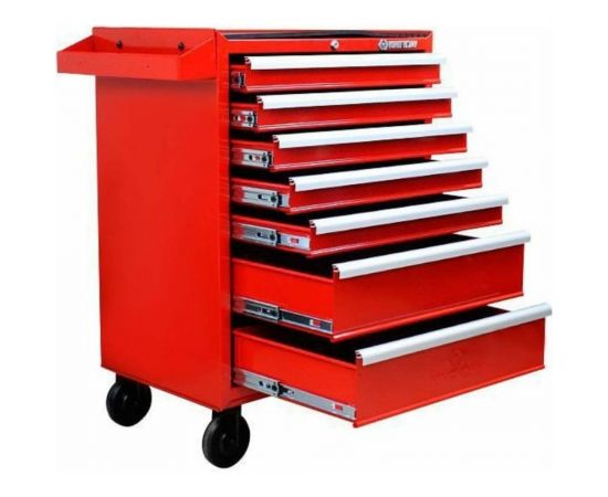 Тележка инструментальная (7 ящиков) KING TONY 87434-7B – изображение 2