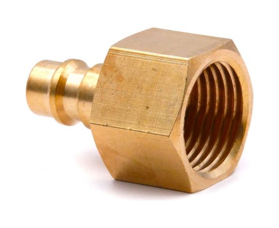 Соединение быстросъемное пневматическое HQ-PF12 «папа»-внутр. резьба 1/2" (латунь) HQ-mech УТ000002477 – изображение 2