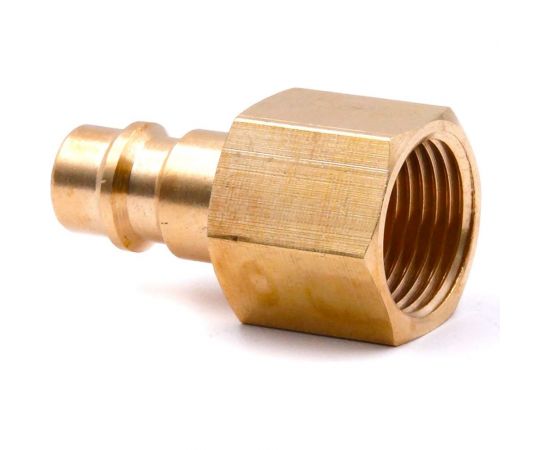 Соединение быстросъемное пневматическое HQ-PF38 «папа»-внутр. резьба 3/8" (латунь) HQ-mech УТ000002476 – изображение 2