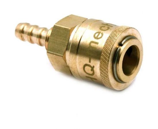Соединение быстросъемное пневматическое HQ-SH11 «мама»-елочка 12 мм (латунь) HQ-mech УТ000002465 – изображение 2