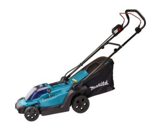 Аккумуляторная газонокосилка Makita LXT 18В, 450 Вт, ширина 33 см, травосборщик 30 л, 3 в 1, 8-ступенчатое центральное регулирование, 20-75 мм XPT DLM330Z – изображение 2