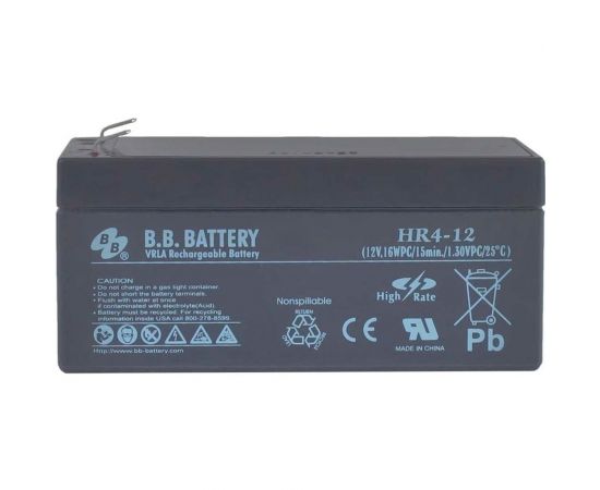 Аккумуляторная батарея 12 В, 3.6 Ач BB Battery HR 4-12 – изображение 2